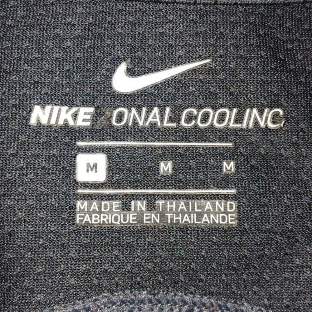 Nike Tonal Cooling Gray Racerback Mesh Muscle Tee - Picture 5 of 6